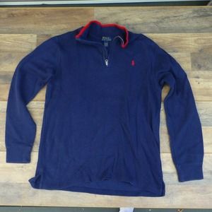 Youth Polo Ralph Lauren Quarter Zip Pull over Boys XL Sweater 323568185